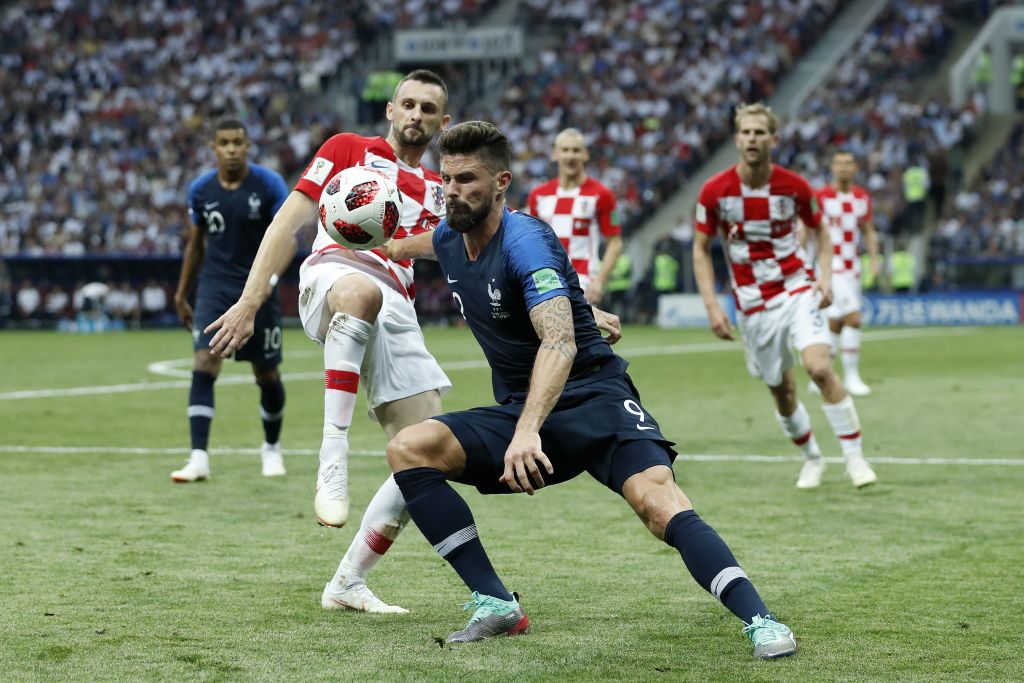 من نهائي مونديال 2018 بين فرنسا وكرواتيا (Getty)