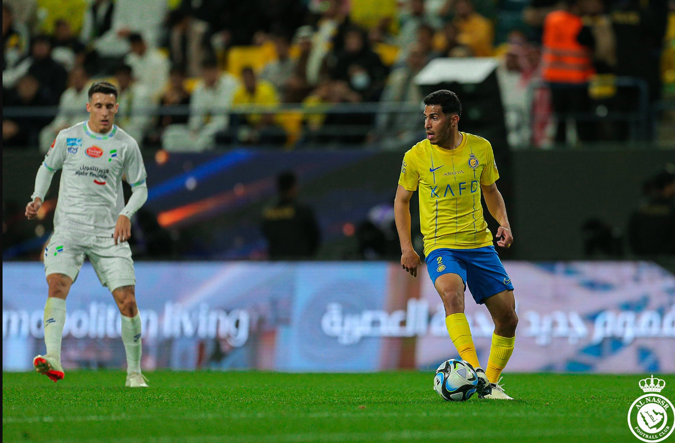 سلطان الغنام مباراة النصر القادمة الشباب الدوري السعودي روشن (Twitter/Al Nassr) ون ون winwin