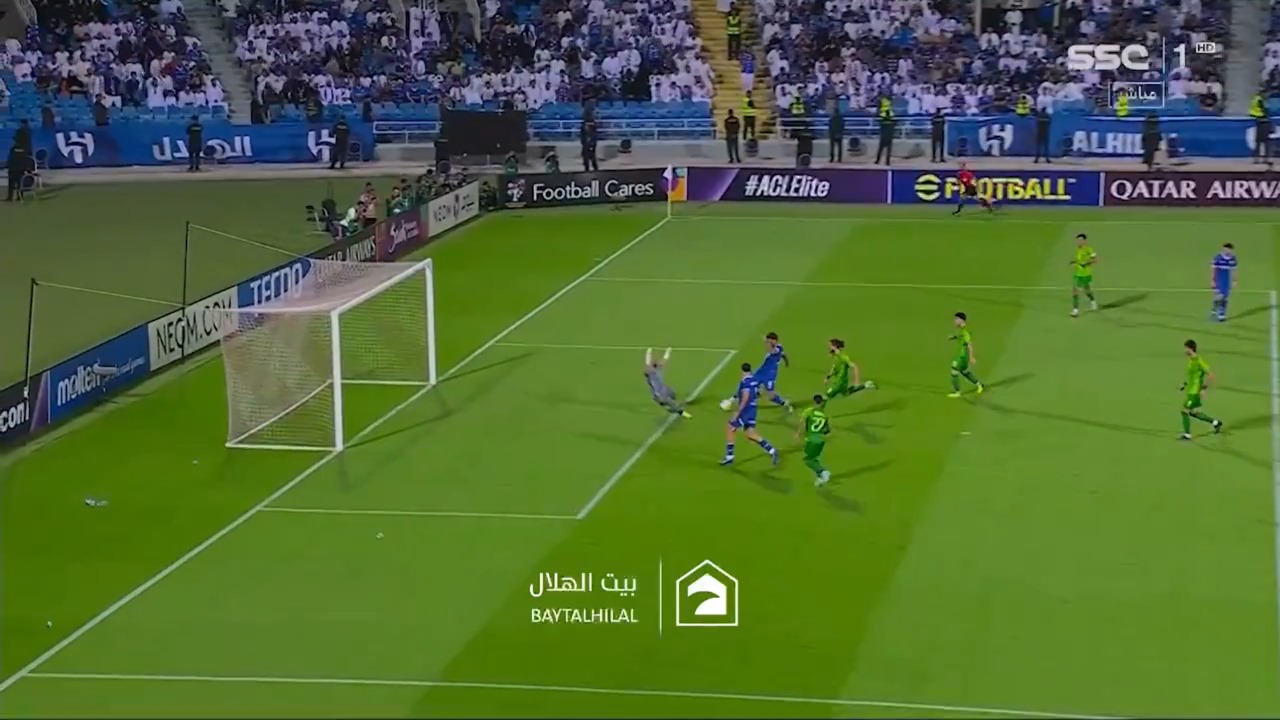 لقطة من مباراة الهلال والشرطة