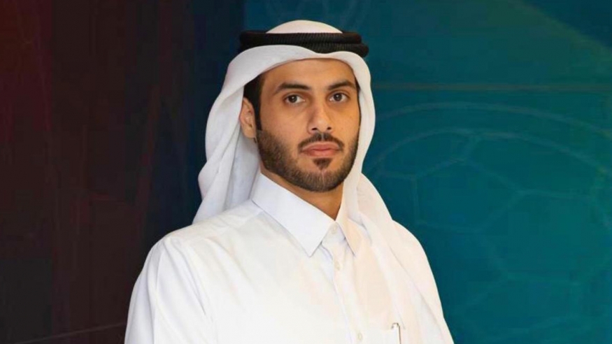 جاسم عبدالعزيز الجاسم الرئيس التنفيذي لكأس آسيا 2023 (twitter/QNA_Sports) ون ون winwin