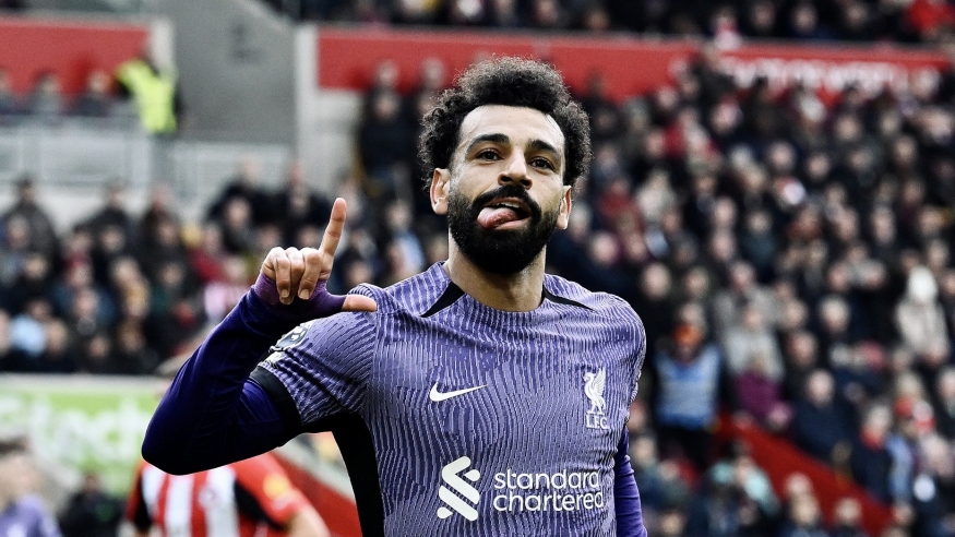 المصري محمد صلاح نجم نادي ليفربول الإنجليزي