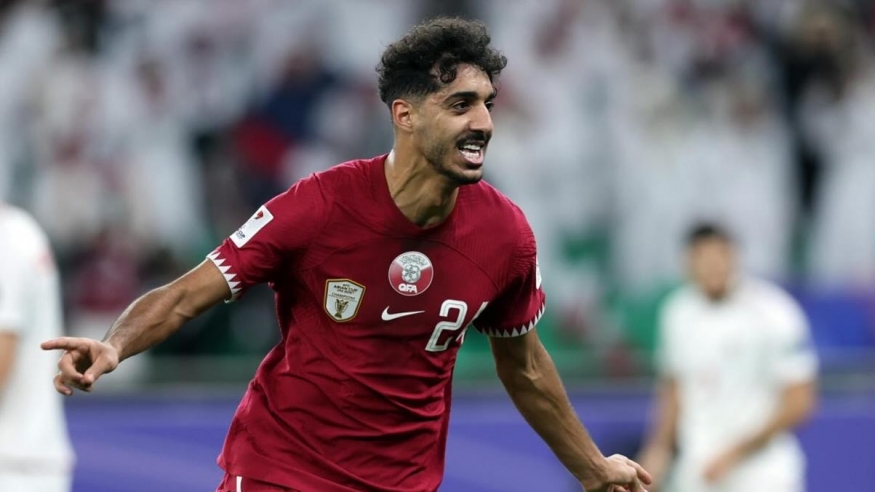 جاسم جابر لاعب منتخب قطر 