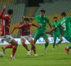 من مباراة الأهلي والمصري ضمن منافسات الدوري المصري الممتاز (winwin)
