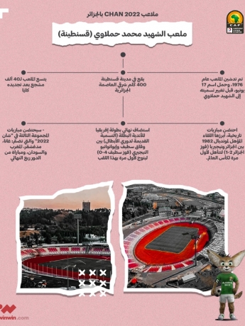 شان 2022.. ملعب الشهيد حملاوي التاريخي جاهز للمنافسة