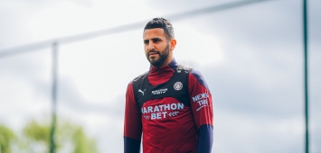 الجزائري رياض محرز تدريبات مانشستر سيتي الإنجليزي Mahrez ون ون winwin