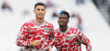 متوسط الميدان الفرنسي بول بوغبا Pogba البرتغالي كريستيانو رونالدو Cristiano Ronaldo مانشستر يونايتد الإنجليزي ون ون winwin