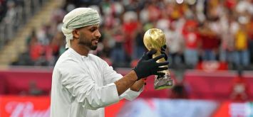 العماني علي الحبسي مُجسم كأس العرب قطر 2021 ون ون winwin