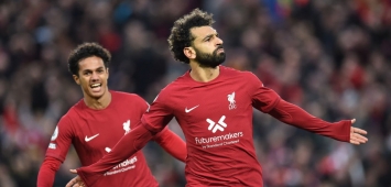 محمد صلاح لاعب ليفربول يسجل هدف في مرمى مانشستر سيتي ون ون winwin