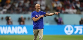 غريغ برهالتر المدير الفني لمنتخب أمريكا من مباراة هولندا في كأس العالم 2022 (Getty) ون ون winwin