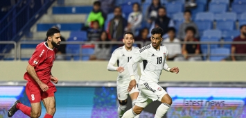 من المباراة الودية بين المنتخبين الإماراتي واللبناني (twitter/UAEFNT) ون ون winwin