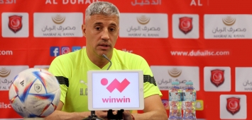 المدرب الأرجنتيني هيرنان كريسبو المدير الفني لفريق الدحيل winwin