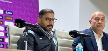 سعد الشهري (يسار) مدرب المنتخب الأولمبي السعودي ((Getty) ) ون ون winwin