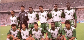 أرشيفية - المنتخب السعودي خلال مشاركته في كأس العالم 1998 بفرنسا (Getty)