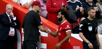 الدولي المصري محمد صلاح رفقة المدرب الألماني يورغن كلوب مدرب ليفربول ون ون winwin غيتي Getty