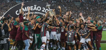 من تتويج فلومينينسي البرازيلي بلقبه الأول في كأس ليبرتادوريس عام 2023 (X/FluminenseFC) وين وين winwin