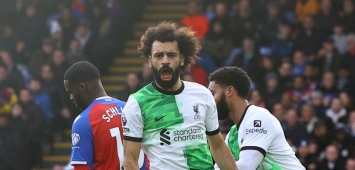 محمد صلاح نجم ليفربول يحتفل بهدفه التاريخي في مرمى كريستال بالاس (X-@premierleague)