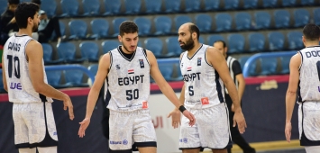 من المباراة النهائية بين مصر وليبيا في البطولة العربية لكرة السلة 2023 (Facebook: Arab BasketBall Confederation)