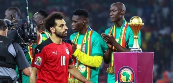 محمد صلاح بعد خسارة منتخب مصر في نهائي كأس أمم أفريقيا 2021 ضد السنغال ون ون WINWIN غيتي Getty