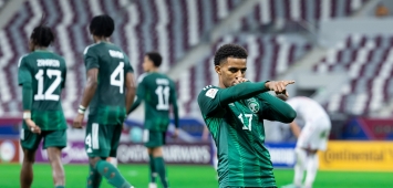 من مباراة منتخب السعودية أمام طاجيكستان ضمن منافسات بطولة كأس آسيا تحت 23 عامًا (X / SaudiNT)