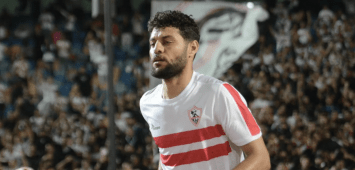 مصطفى شلبي لاعب فريق الزمالك المصري (X: Alzamalik)