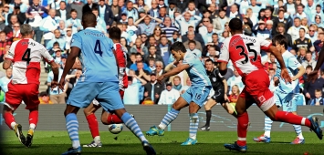 هدف أغويرو القاتل يُهدي مانشستر سيتي لقب البريميرليغ في ختامٍ درامي لموسم 2011-12 (x / Cityarabia)