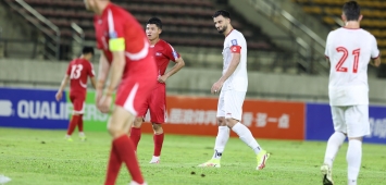 من مباراة سوريا وكوريا الشمالية في تصفيات كأس العالم 2026