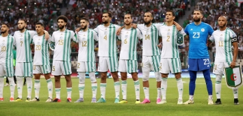 لاعبو منتخب الجزائر لكرة القدم