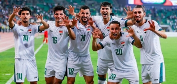 احتفال نجوم منتخب العراق بأحد الأهداف في شباك فيتنام بتصفيات كأس العالم 2026