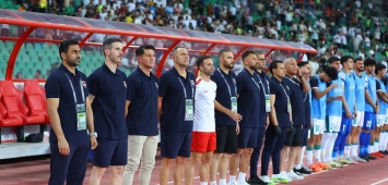 منتخب العراق خلال مواجهة فيتنام بتصفيات المونديال