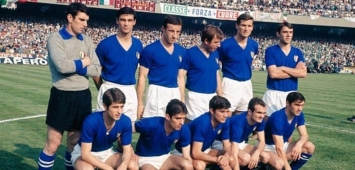 منتخب إيطاليا الذي تأهل إلى نهائي اليورو 1968 بفضل عملة معدنية