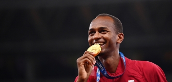 القطري معتز برشم أسطورة الوثب العالي (X / mutazbarshim)