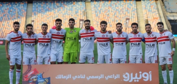 لاعبو الزمالك خلال مباراة الفريق أمام سيراميكا في الدوري المصري (winwin)