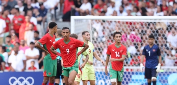 جانب من مباراة المغرب وإسبانيا في أولمبياد باريس 2024 (Getty)