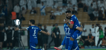 بعض لاعبي فريق الهلال السعودي