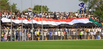 جماهير تشجّع الهلال السوداني في جوبا