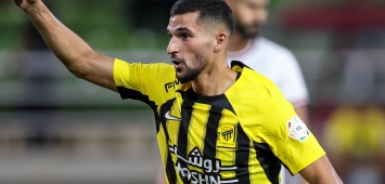 الجزائري حسام عوار لاعب وسط الاتحاد السعودي