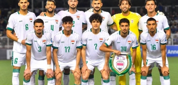 لاعبو المنتخب العراقي لكرة القدم