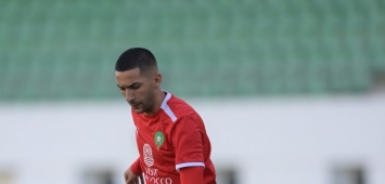 حكيم زياش نجم منتخب المغرب في التدريبات