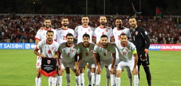 منتخب الأردن يستعد لمواجهة فلسطين