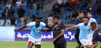 من مباراة الفيصلي والأهلي في الدوري الأردني