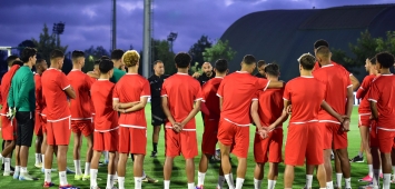 منتخب المغرب الأول في التدريبات