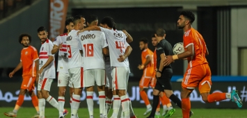 صورة للاعبي الزمالك أمام بروكسي في كأس مصر (winwin)