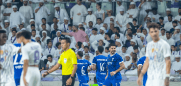 لقطة من مباراة الهلال والعين في دوري أبطال آسيا للنخبة