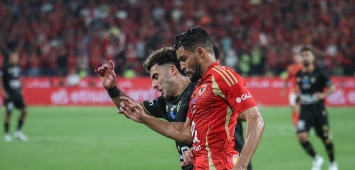 المغربي يحيى عطية الله لاعب الأهلي في مواجهة الزمالك بالسوبر المصري