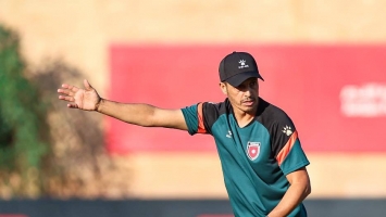 المغربي جمال سلامي المدير الفني لمنتخب الأردن. (jordanfootball)