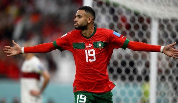 جماهير "أسود الأطلس" تنتظر الكثير من يوسف النصيري مع المغرب في كأس أمم أفريقيا (Getty) ون ون winwin