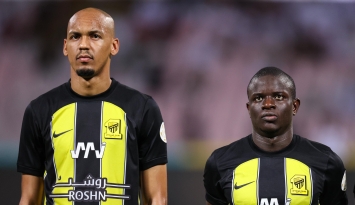 البرازيلي فابينيو والفرنسي كانتي ساهما في فوز الاتحاد على الوحدة بثلاثية