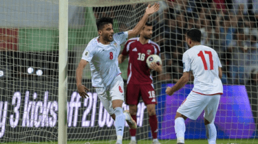 جانب من مباراة إيران ومنتخب قطر في تصفيات آسيا لكأس العالم 2026