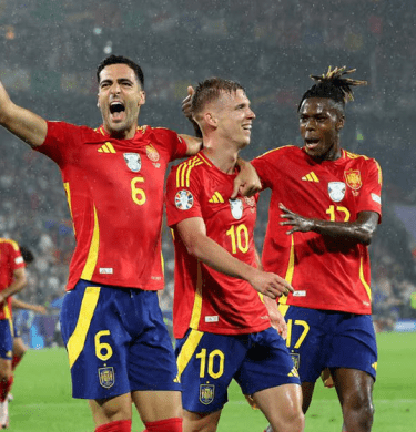 منتخب إسبانيا خلال فوزه على جورجيا 4-1 في يورو 2024 (Uefa)