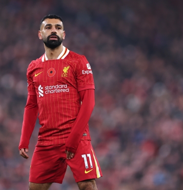 المصري محمد صلاح مهاجم ليفربول الإنجليزي